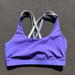 Purple Lululemon Sports Bra - size 6
